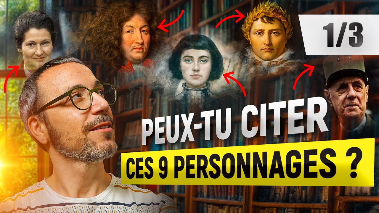 Des personnalités qui ont fait la France 1/3 - Neuf figures politiques 📖