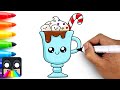 How to Draw Hot Chocolate (Step by Step)