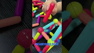 🧩🧠 Magnetic Building Blocks Every Kid Needs!🚀 STEAM education included & bursting with creativity! screenshot 2