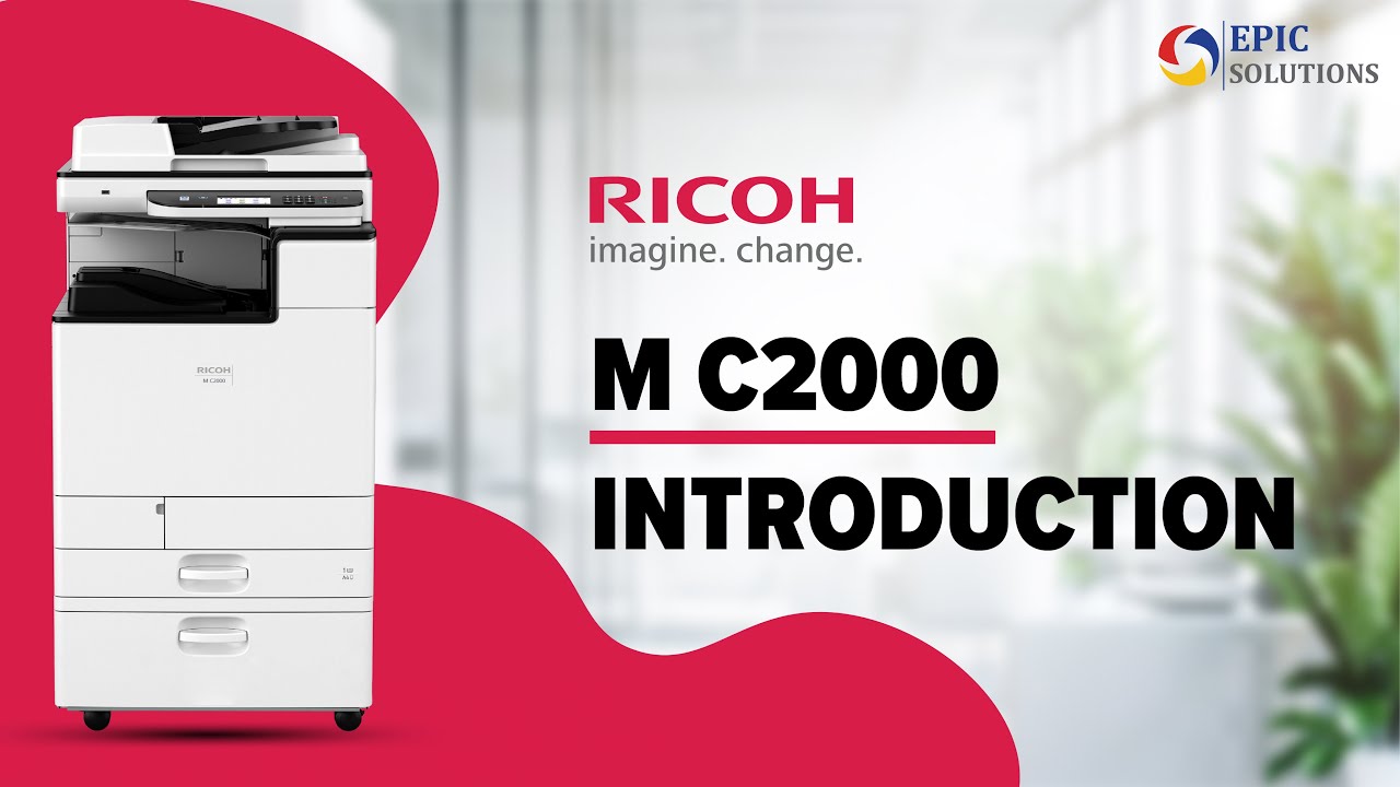 Introducing the Ricoh M C2000 MFP: Efficiency Redefined - YouTube