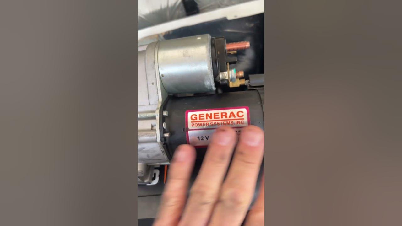 Generac starter replace generator bluecollar hvac generatorservices
