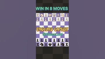 ENGLUND GAMBIT WIN IN 8 MOVES💀😱
