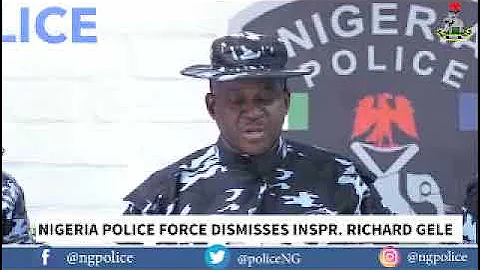 Nigeria Police Dismisses Inspector Richard Gele
