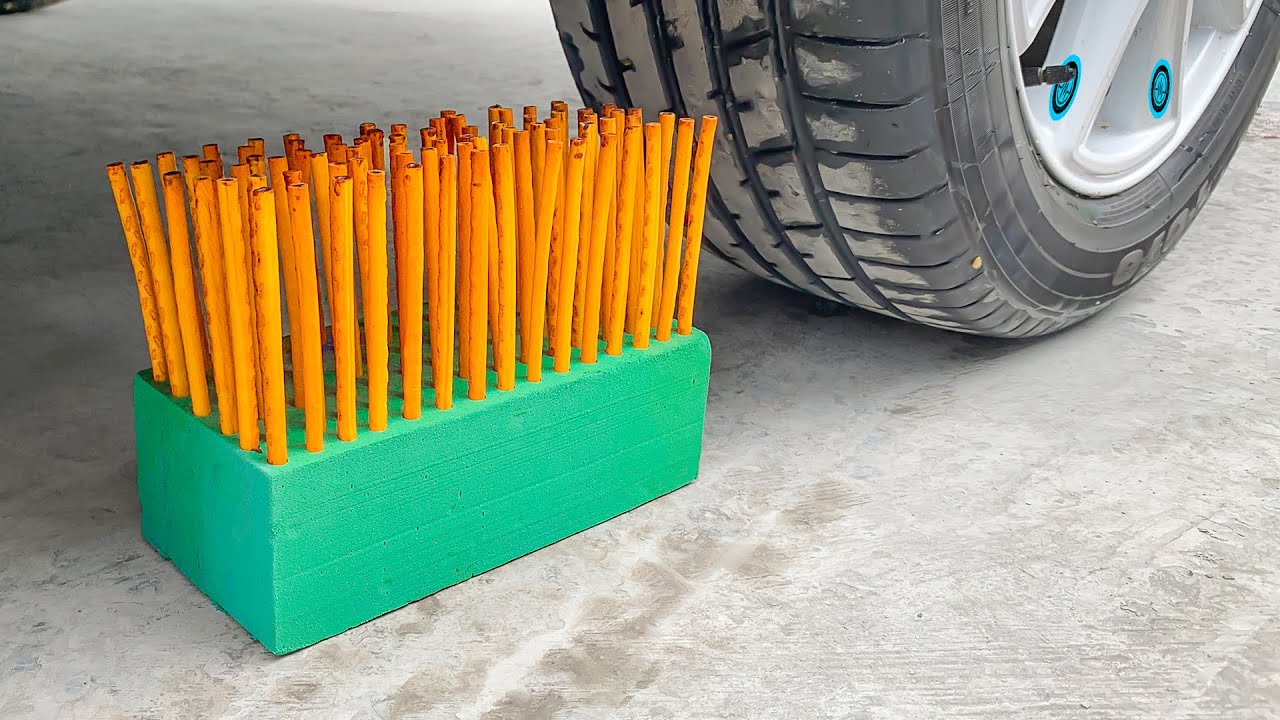 💥 Experiment Soft Dried Floam vs Car | Crushing Crunchy & Soft Things with Car ASMR! HP Crunchy