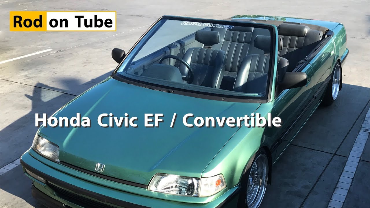 Honda Civic EF Convertible - ตัดหลังคา เปิดประทุน