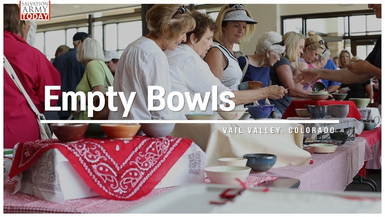 Salvation Army Today 8.17.2017 Empty Bowls YouTube