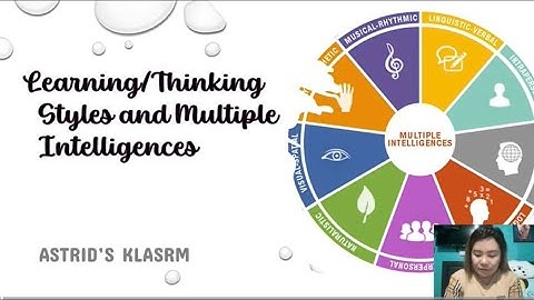 LEARNING STYLES// Astrid