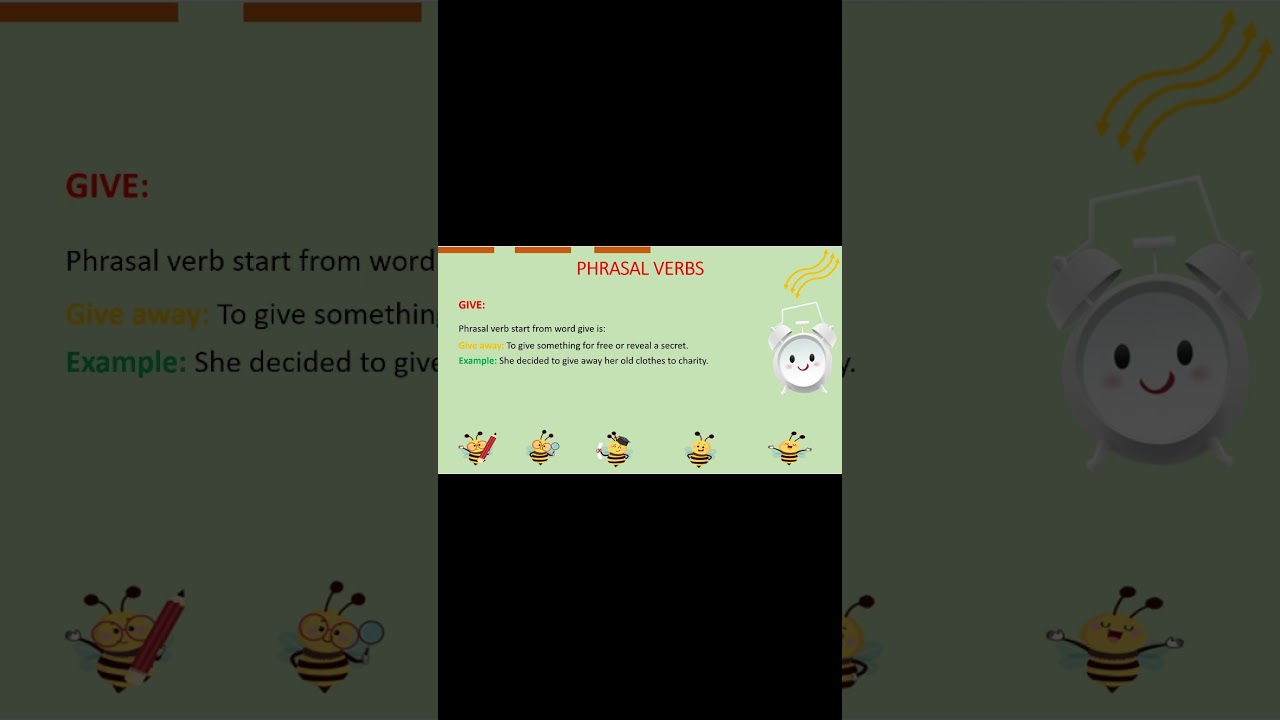 Give Away | Phrasal Verbs | Phrasal Verb (Give Away) | Phrasal Verbs Example | Grammar