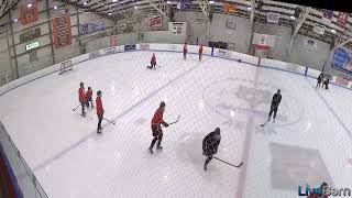 2 v 2 Pass to Puck Protect #hockey #hockeydrills #hockeyskills #puckprotection #puckskills