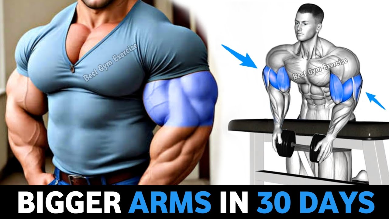 Bigger Arms in 30 Days Intense Biceps And Triceps Workout - YouTube