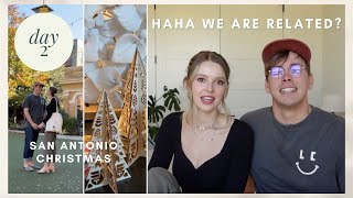 VLOGMAS DAY 2: Um, We Found Out We Are Related???? + Pearl Brewery Christmas Date in San Antonio