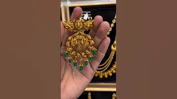 Very Beautiful And Lightweight Gold Pendant Design Start From Only 13 Grams Match With Pearl Hara 