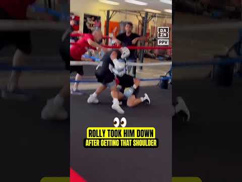 ROLLY ROMERO gets HEATED in the GYM 😳👀 #shorts