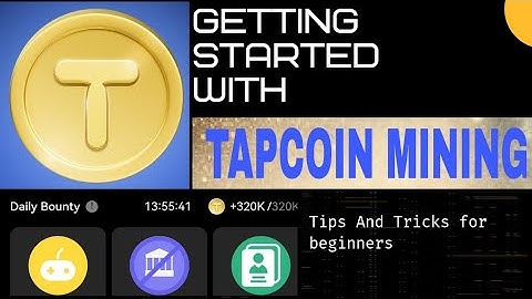 TapCoin!  Introduction of TapCoin Bot!  Basics of TapCoin mining Telegram Bot! #tapcoin #trending