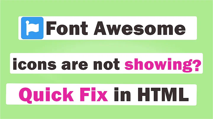 Font Awesome icons are not showing| CDN links which solve your Problem