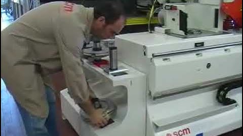 SCM TEN 220 Tool Change