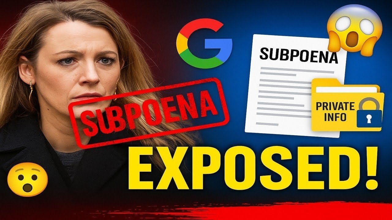Blake Lively in CRISIS After Google Subpoena Scandal — Fans, Creators
