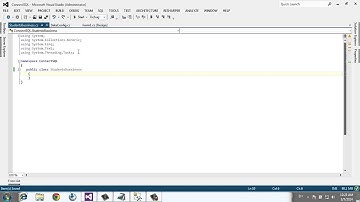 Kết nối cơ sở dữ liệu SQLServer C#