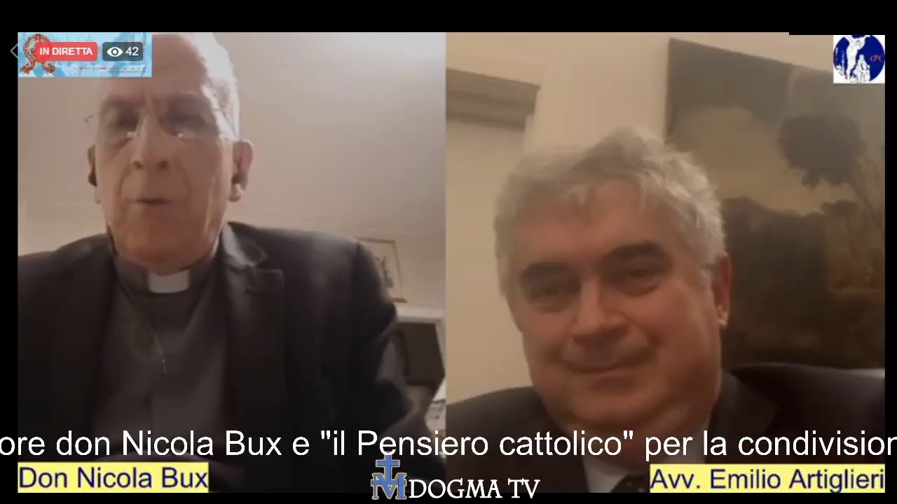 ore 21.00 - in diretta - PIO XII  Defensor Fidei - don Nicola Bux e avv. Emilio Artiglieri