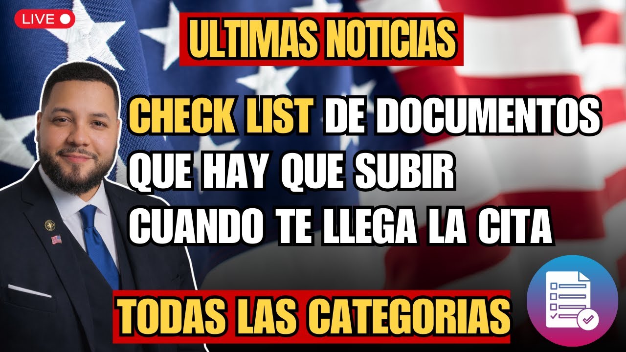 URGENTE! DOCUMENTOS QUE DEBES ACTUALIZAR CUANDO TE LLEGA TU CITA CONSULAR