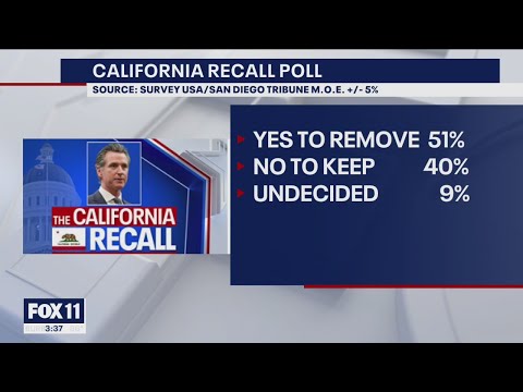 New Poll Shows More Support For Newsom Recall Youtube