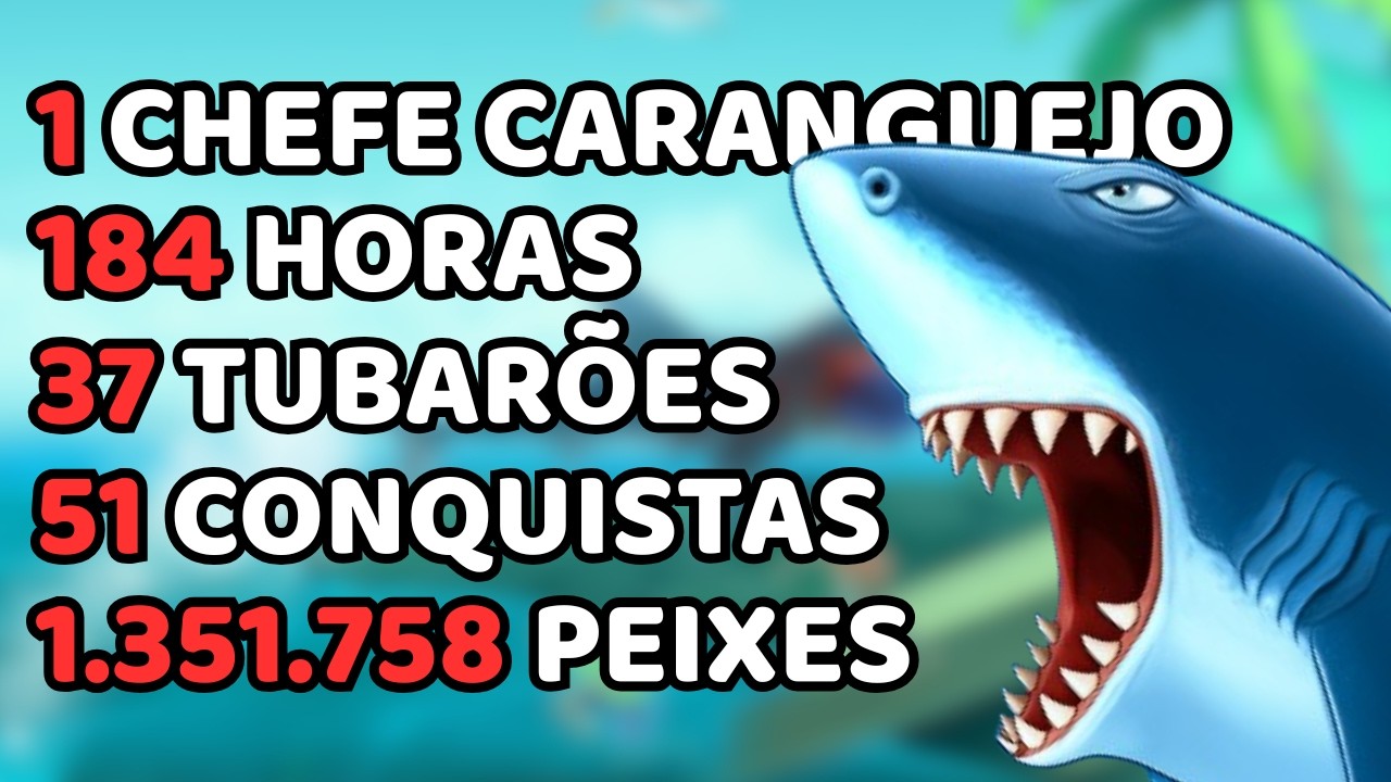Eu fiz 100% de HUNGRY SHARK EVOLUTION... e isso me DESTRUIU