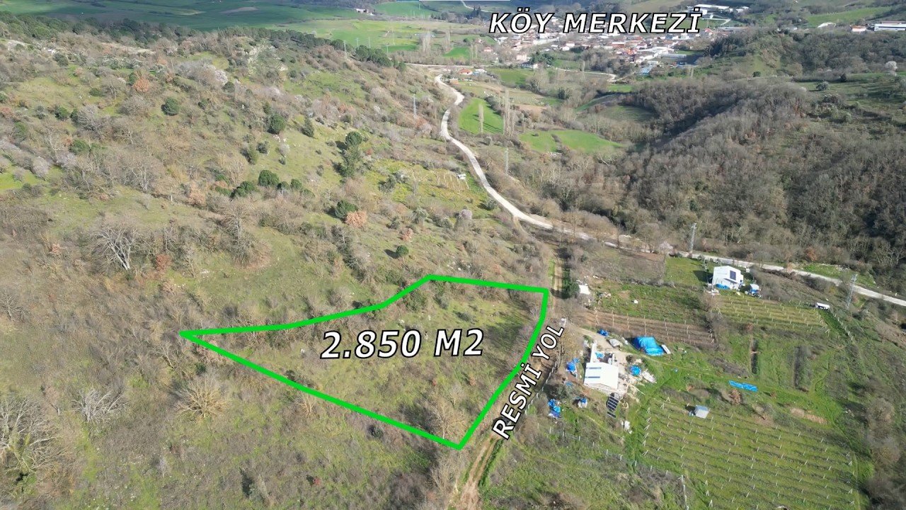 🍇 2.850 m² SUSURLUK GÖKÇEDERE KADASTRAL YOLA CEPHELİ BAĞ TAPUSU