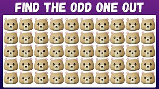 Find The Odd Emoji Out | Emoji Quiz