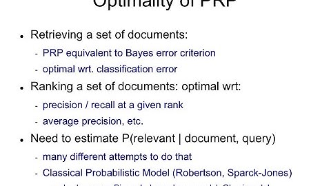 BIR.5 From PRP to a retrieval model