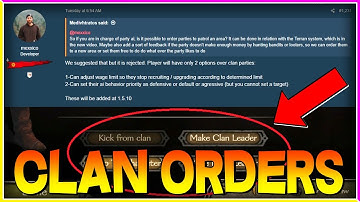 Devs Confirm MORE 1.5.10 Changes (Player Controlled Clans) - Mount & Blade II: Bannerlord