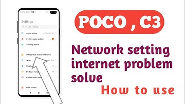 POCO  C3 , internet setting network problem solve 💯% working trick