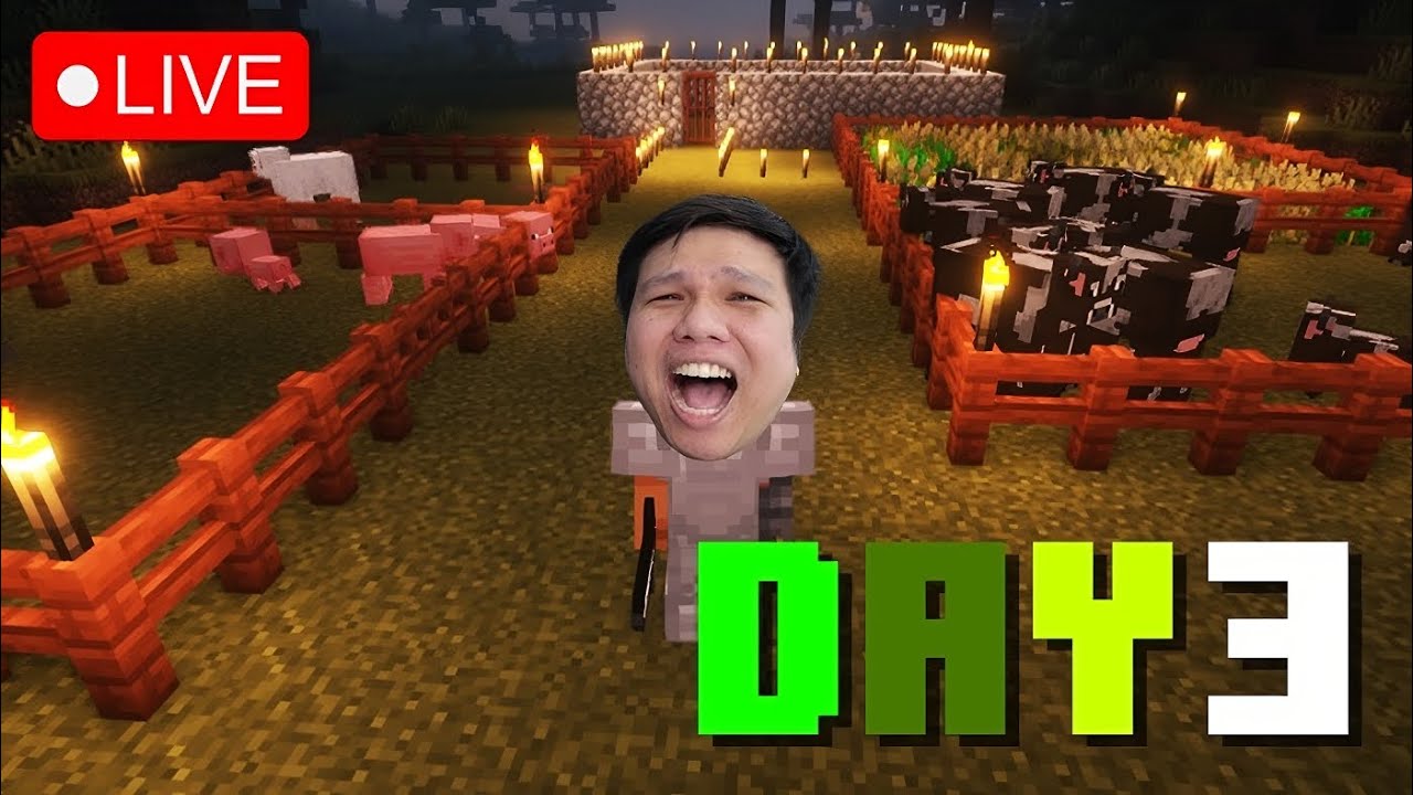 [ 🔴LIVE ] Minecraft : Day3 ปริมมา ปริมไม่บิด - YouTube