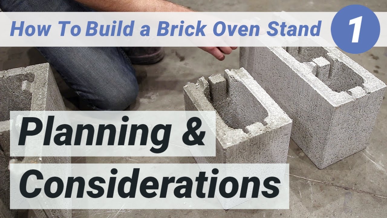 Building a Brick Oven Stand - 1. Planning and Considerations - YouTube