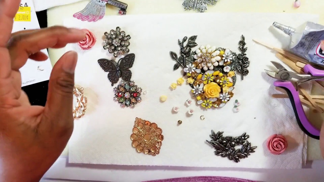 Jewelry Making Collage Necklace Tutorial Part5 of 6! NEW! YouTube