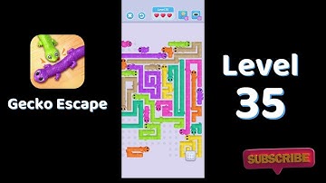 Gecko Escape Level 35 Walkthrough 🦎 | Puzzle Game Solutions & Tips | SolutionGuruji