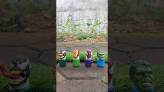 This Is Hulk, Spiderman, Ironman &amp; Venom Head Color #shortvideo