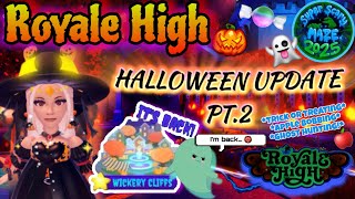 HALLOWEEN UPDATE 2025 ROYALE HIGH RELEASED! PART 2 ROYALLOWEEN IN ROYALE HIGH! #royalehigh #roblox