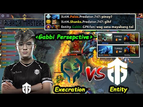Gabbi Batrider OFFLANE | Entity vs Execration Riyadh Masters 2023 Play In  Game1