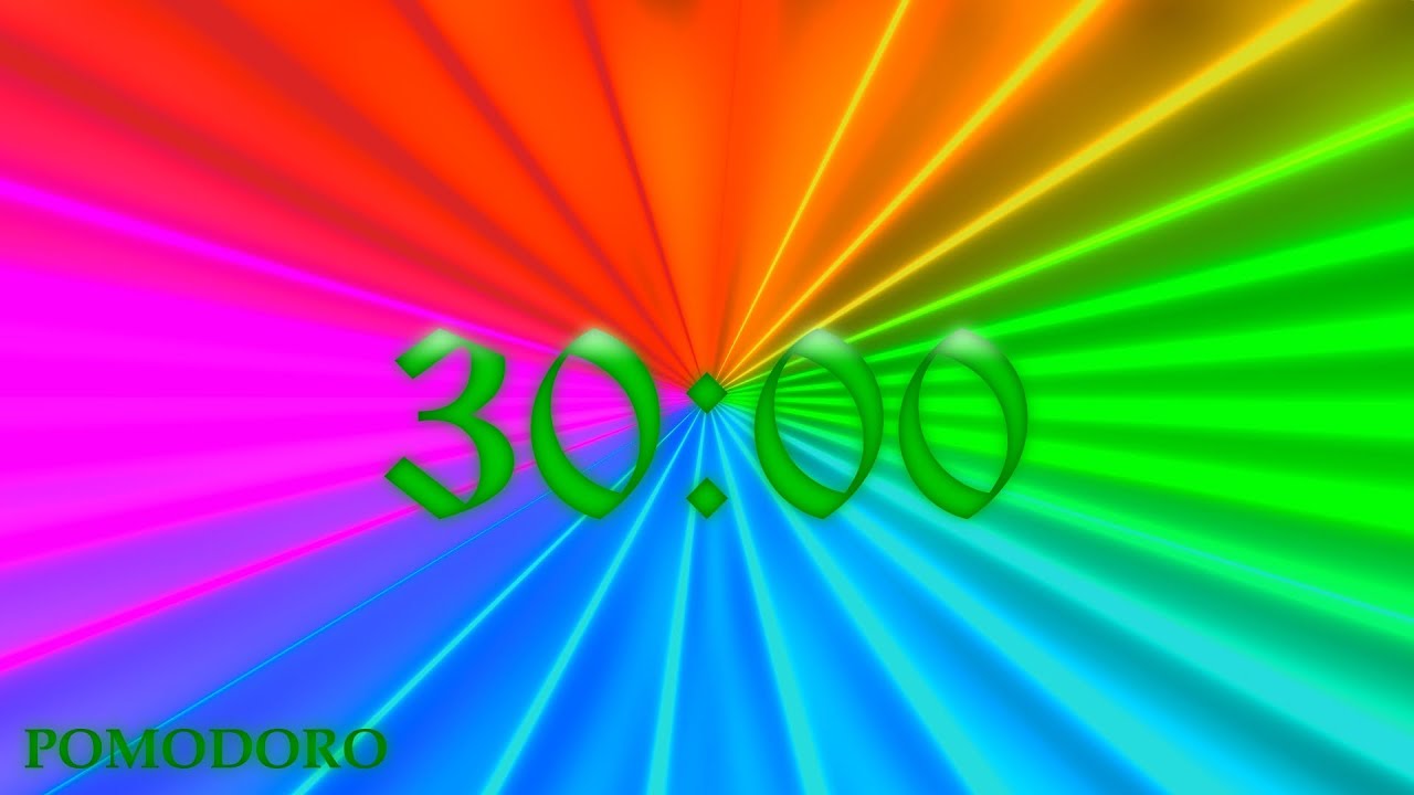 30 Minute Timer - Study - Work - Deep Focus - Countdown Timer - No ...