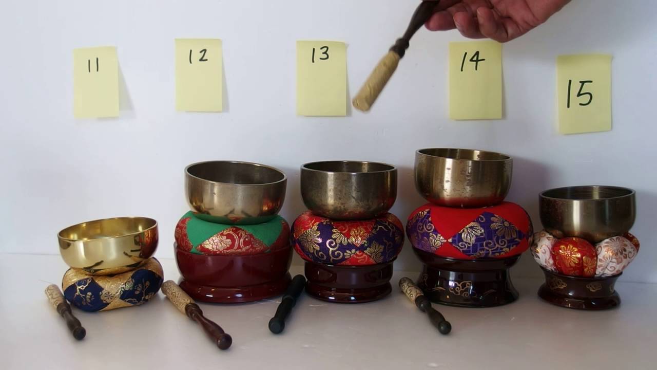 Singing Bowls. Meditation Bell. Rin Gong. Tibetan Singing Bowl. Zen