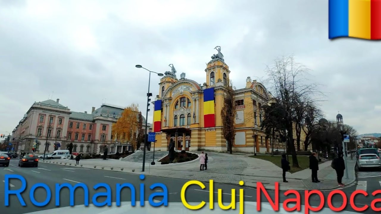 Driving in Cluj Napoca Romania