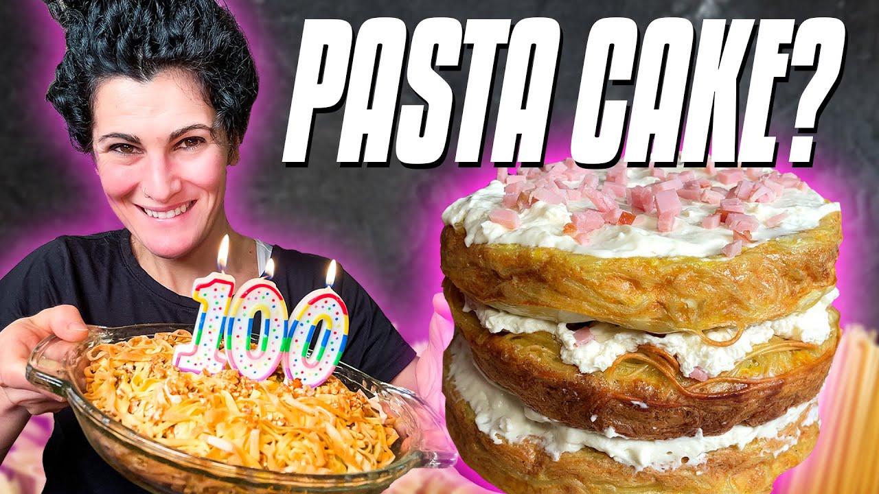 Celebrating 100K Subscribers With... Pasta Cake??? | Pasta Grammar