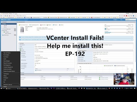 VCenter install Fail! Help me install this! EP-192