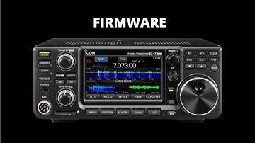 How to Update Icom IC-7300 Firmware