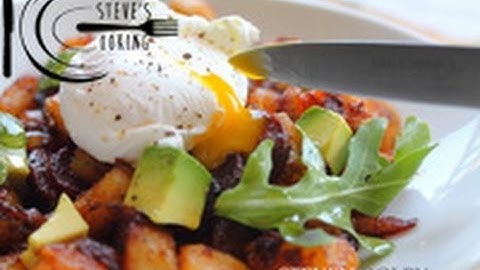 Chorizo hash with poached egg & Breakfast Pizza recipe