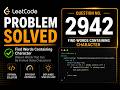 LeetCode 2942 | Find Words Containing Character | Array &amp; String Explained (C++)