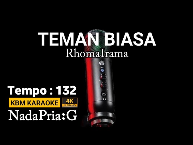 TEMAN BIASA NADA PRIA - KARAOKE RITA SUGIARTO class=