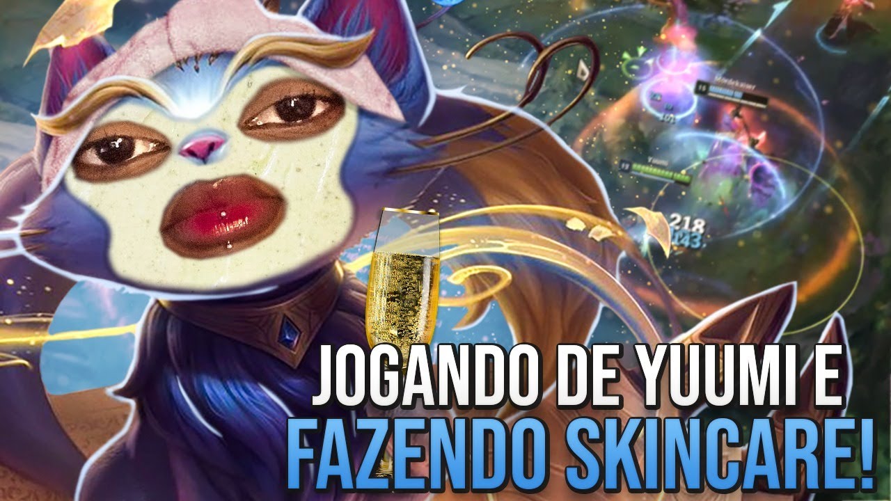 FIZ SKINCARE JOGANDO DE YUUMI E OLHA NO QUE DEU! │ League of Legends - Jinkiwinkki