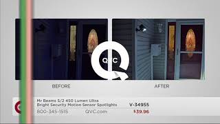 Mr Beams S/2 450 Lumen Ultra Bright Security Motion Sensor Spotlights on QVC