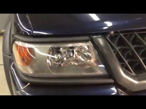 How to change headlights on a 2004 Mitsubishi Montero Sport XS